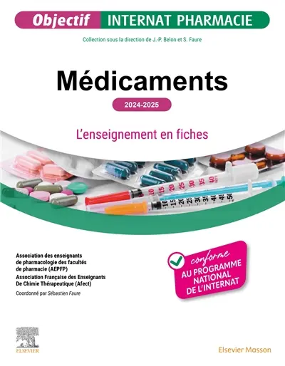 Médicaments : l'enseignement en fiches : 2024-2025