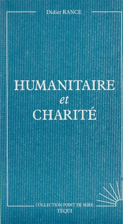 Humanitaire et charité