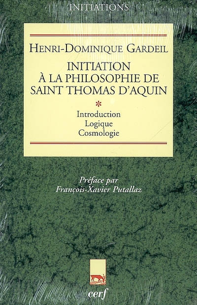 Initiation à la philosophie de saint Thomas d'Aquin