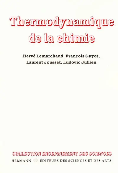 Thermodynamique de la chimie