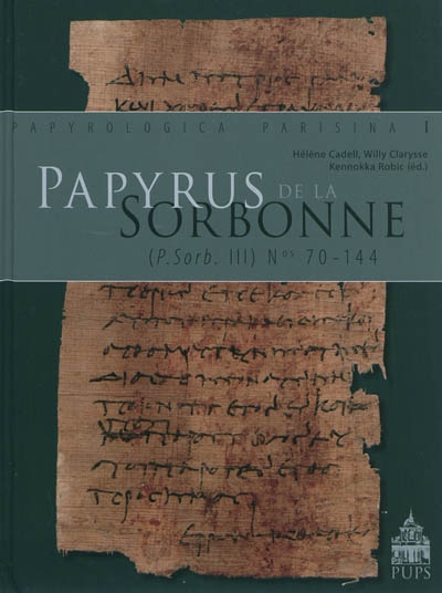 Papyrus de la Sorbonne. Vol. 3. N° 70-144