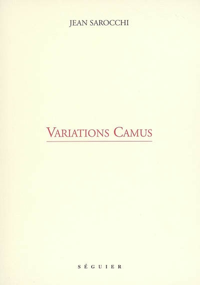 Variations Camus