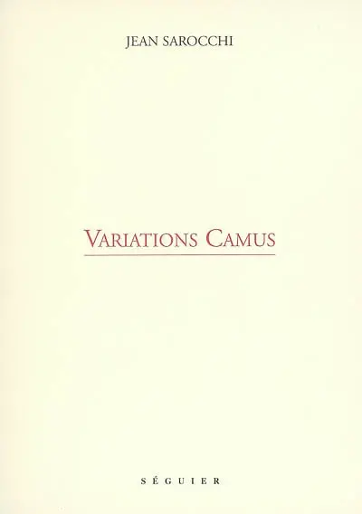 Variations Camus