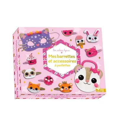 Mes barrettes et accessoires à paillettes