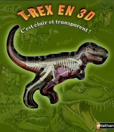 T.rex en 3D : c'est clair et transparent