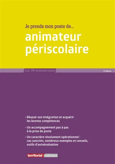 Je prends mon poste de... animateur périscolaire