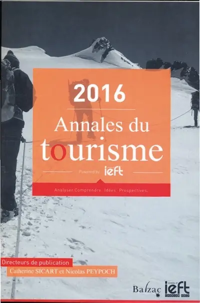 Annales du tourisme : 2016