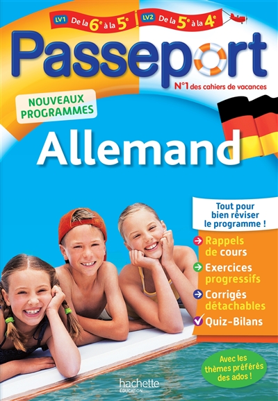 Passeport allemand de la 6e à la 5e ou de la 4e à la 3e : langue 1 ou langue 2