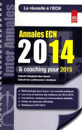 Annales ECN 2014 : & coaching pour 2015
