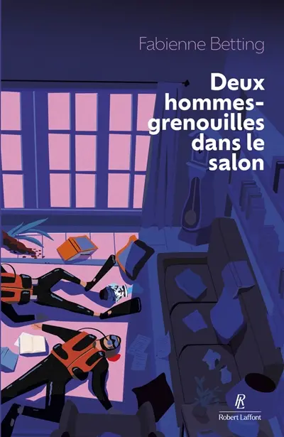 Deux hommes-grenouilles dans le salon