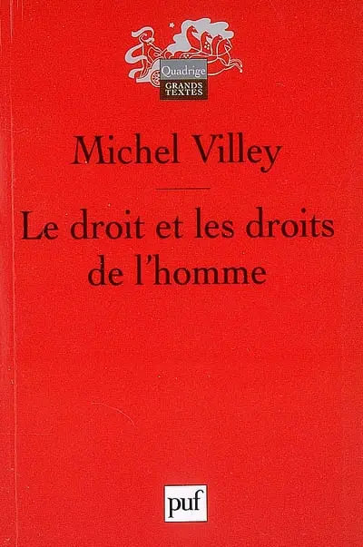 Le droit et les droits de l'homme
