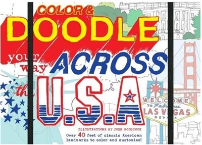 Colour & Doodle Your Way Across The USA