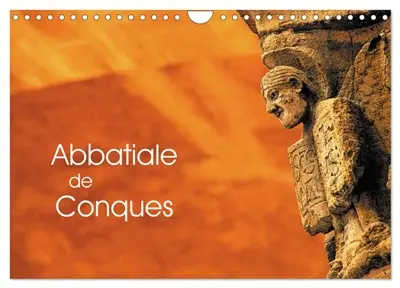Abbatiale de Conques (Calendrier mural 2026 DIN A4 vertical), CALVENDO calendrier mensuel : Abbatiale Sainte-Foy