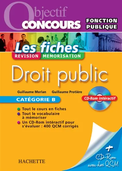 Droit public : catégorie B