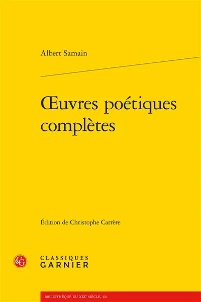Oeuvres poétiques complètes