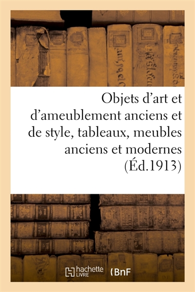 Objets d'art et...