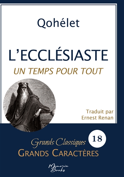 L’Ecclésiaste en grands caractères : Police Arial 18 facile à lire