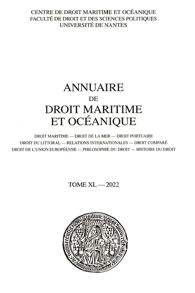 Annuaire de droit maritime...
