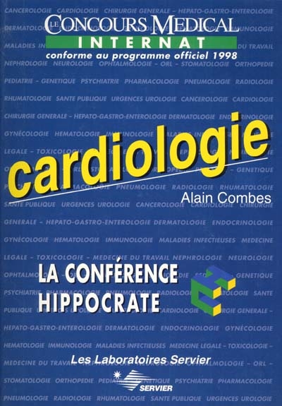 Cardiologie : le concours médical internat conforme au programme officiel 1998