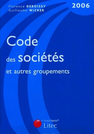 Code des sociétés et autres...