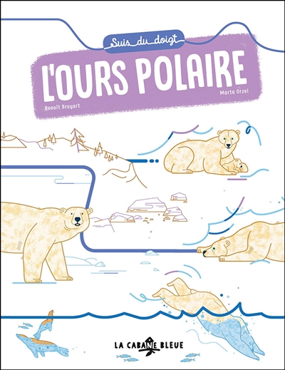 Suis du doigt l'ours polaire