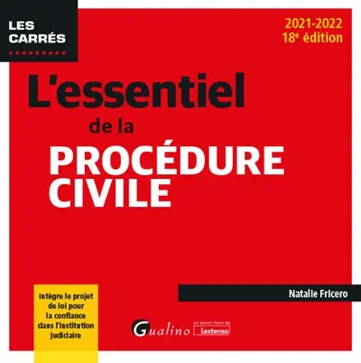 L'essentiel de la procédure civile : 2021-2022