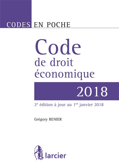 Code de droit économique 2018