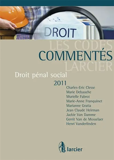 Droit pénal social 2011
