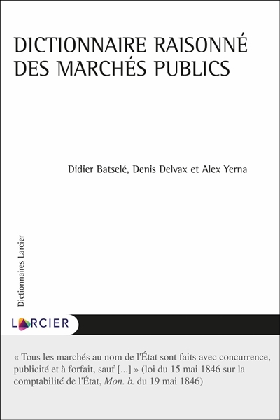 Dictionnaire des marchés publics