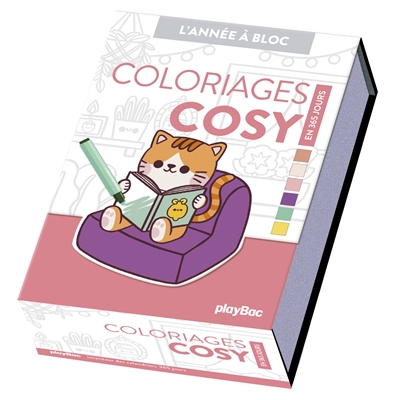 Coloriages cosy en 365 jours