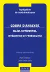 Agrégation de mathématiques. Vol. 2. Cours d'analyse : calcul différentiel, intégration et probabilités