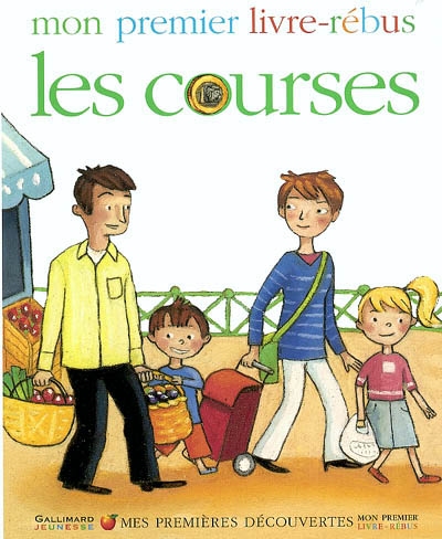 Mon premier livre-rébus les courses