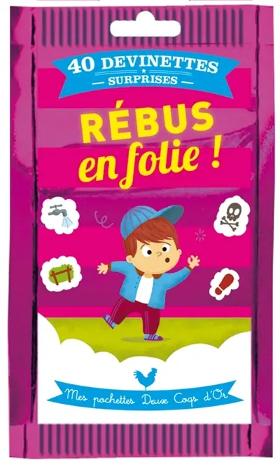 Rébus en folie ! : 40 devinettes surprises