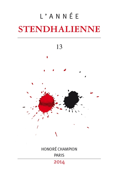 Année stendhalienne (L'), n° 13. Racine et Shakespeare