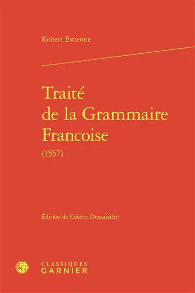 Traité de la grammaire francoise (1557)