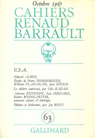 Cahiers Renaud-Barrault, n° 63. USA