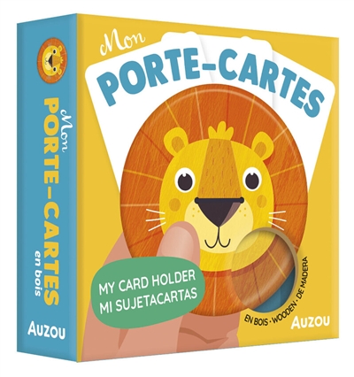 Mon porte-cartes : en bois....