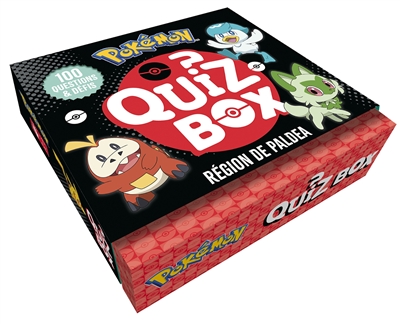 Pokémon, région de Paldea : quiz box : 100 questions & défis