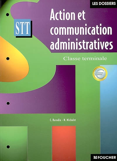 Action et communication administratives, classe terminale STT