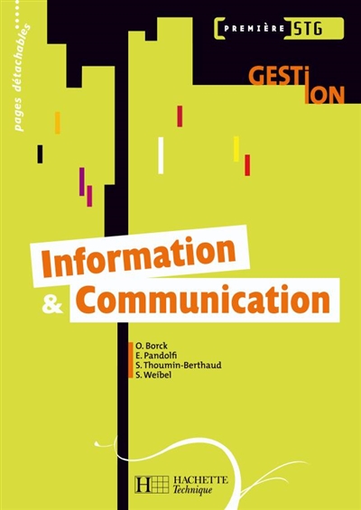 Information & communication, 1re STG gestion