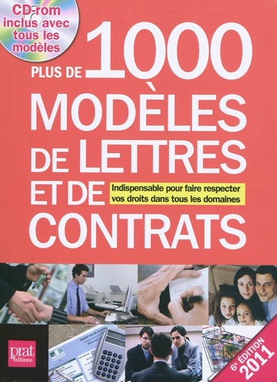 Plus de 1.000 modèles de lettres et de contrats
