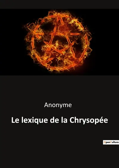 Le lexique de la Chrysopée