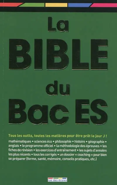 La bible du bac ES