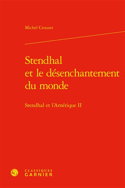 Stendhal et l'Amérique....