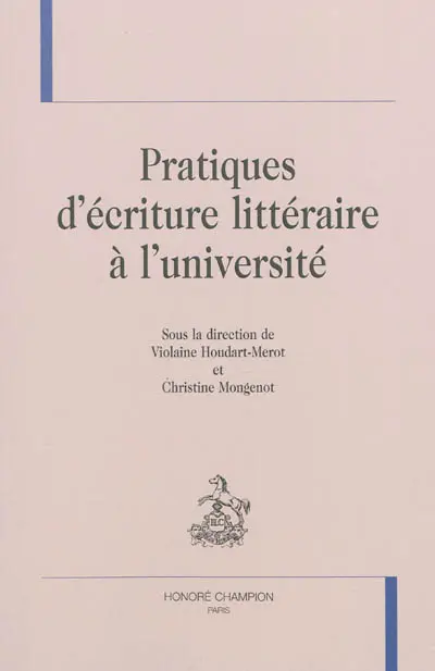 Pratiques d'écriture littéraire à l'université