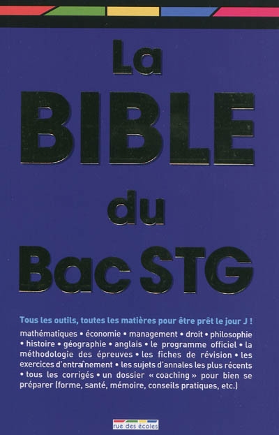 La bible du bac STG
