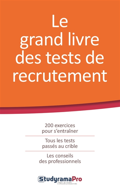 Le grand livre des tests de...