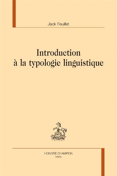 Introduction à la typologie linguistique