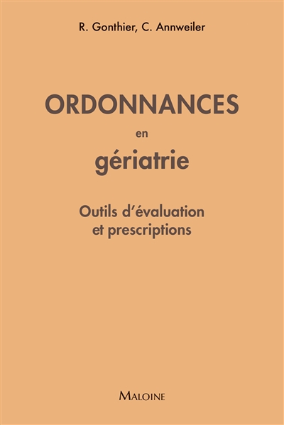 Ordonnances en gériatrie :...