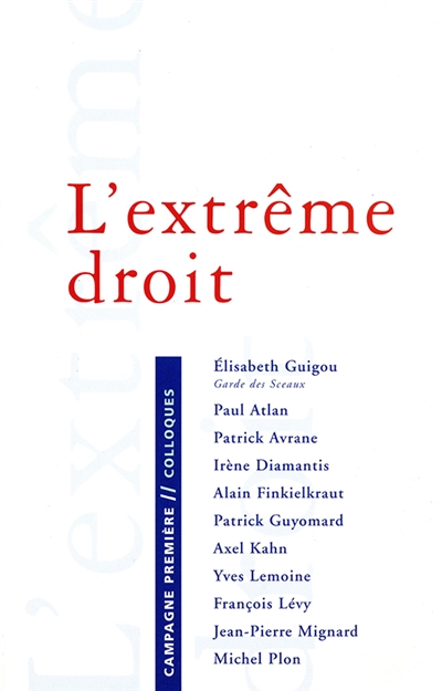 L'extrême droit : malaise...